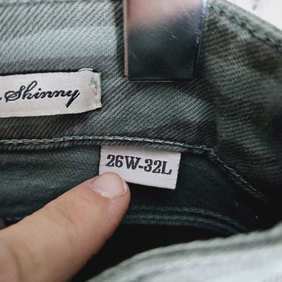 SUPERDRY | Standard Blue Skinny zebra animal print jeans - Picture 8 of 10